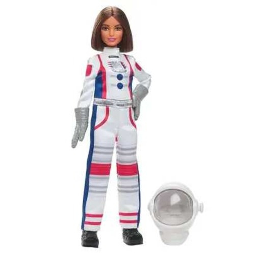 Mattel Barbie 65th Anniversary Astronaut Doll Brunette Space Suit HRG41 New